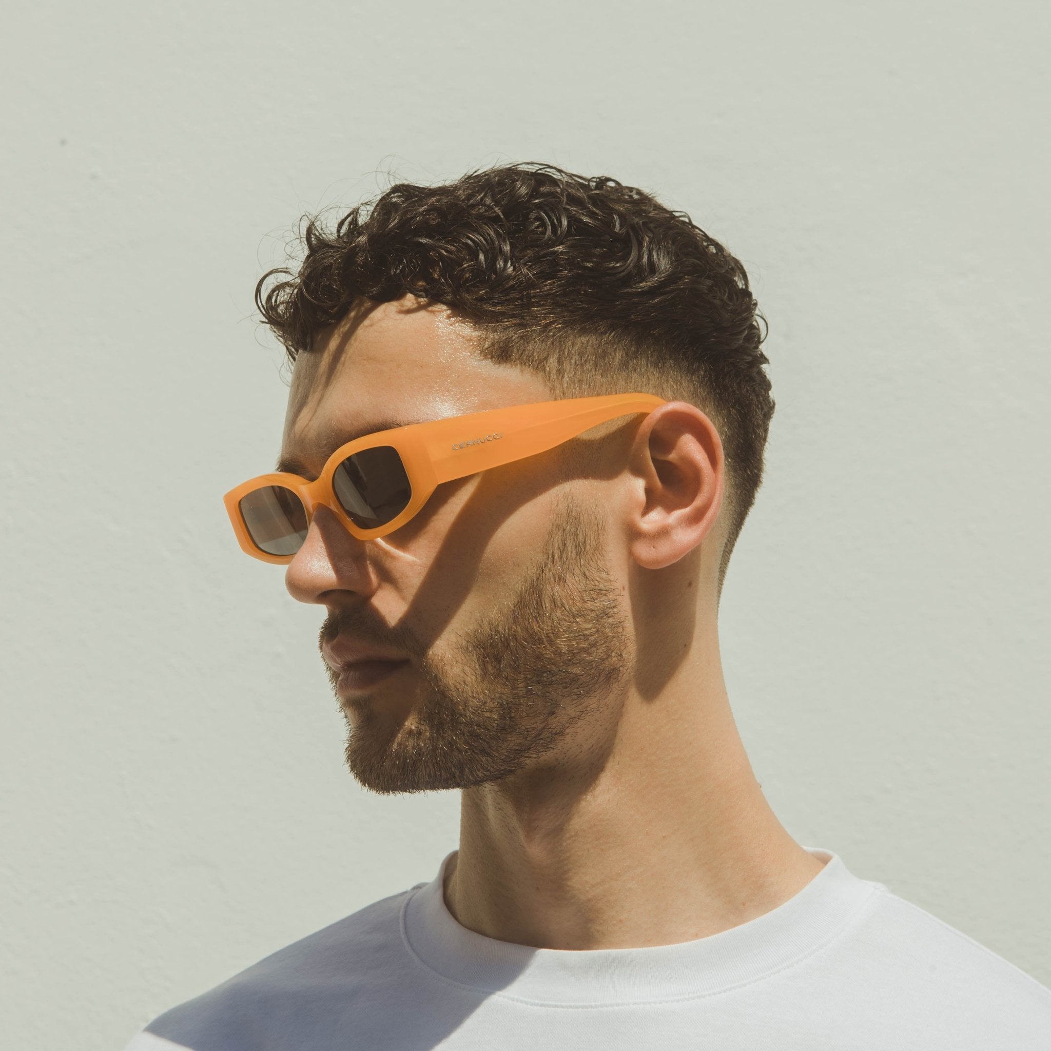 Slim Sunglasses - Orange - Cernucci